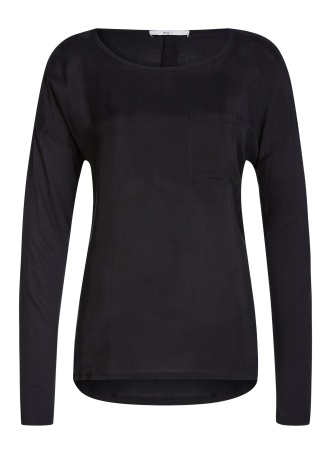 Cupro Patch Top