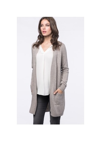 Long Open Front Cardigan