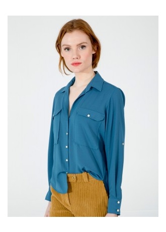 Gabriella Crepe Shirt