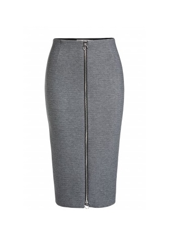 Fitted Zip Skirt