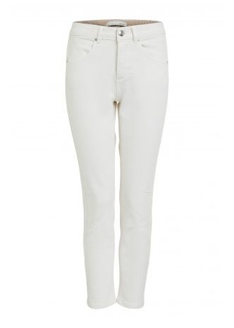 Oui | Gingham Girlfriend Jeans