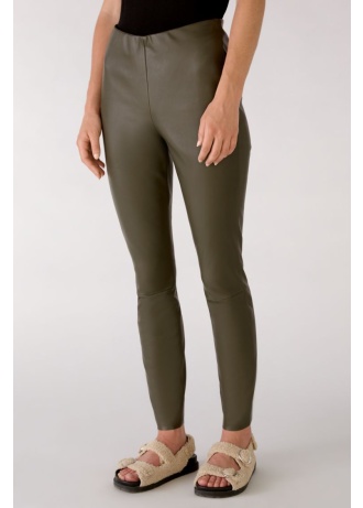 Oui | Pleather Trousers