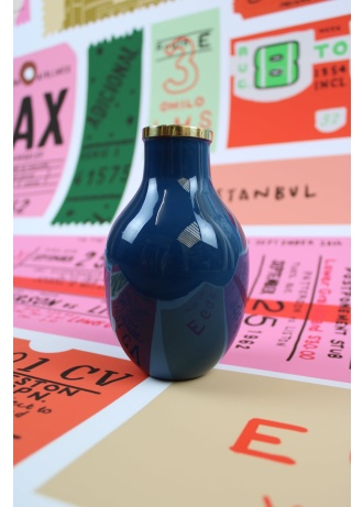 MyDoris | Small Blue Enamel Vase