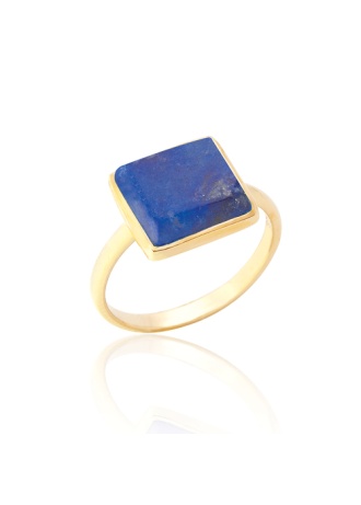 Spoke | Lapis Square Ring 