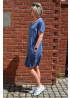 Cotton Linen V Neck Dress