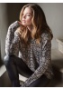 Cashmere Sweater With Snake Print