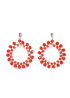 Coral Bead Earrings