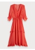 Ruffled Midi Dress