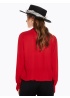 Draped V-Neck Top