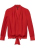 Draped V-Neck Top