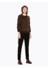 Printed Crew Neck Pullover