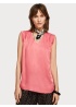 Sleeveless Pleated Top