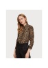 Patterned Crepe Shirt