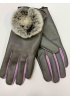 LittleRed | Grey Leather Gloves