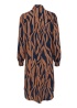 Dranella | Abstract Zebra Print Dress