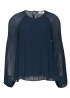 Geplisse Blouse