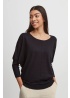 b.young | ByPimba Black Pullover