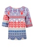 Casandra Brandano Printed Top