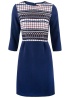 Adele Paris Jacquard Dress