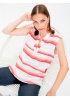 Camisa Orange Pink Stripe