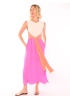 Vilagallo | Tina Pink Georgette Dress