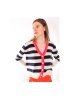 Vilagallo | Theresa Stripe Cardigan