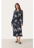 Part Two | Lamiya Dress Black Print