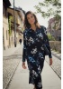 Part Two | Lamiya Dress Black Print