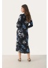 Part Two | Lamiya Dress Black Print