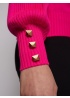 Vilagallo | Button Sleeve Jumper