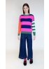 Vilagallo | Fabiola Multi Stripe Jumper