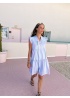 Vilagallo | Margos Azul Pinas Dress