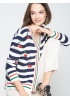 Vilagallo | Cherry Stripe Cardigan 