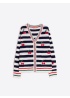Vilagallo | Cherry Stripe Cardigan 