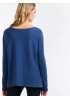 Cotton Blend Rib Knit Jumper