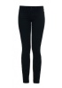 Straight in black coloured denim