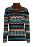 Jacquard Polo Jumper