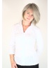 Just White | Zip Ribbon Shirt
