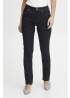 Pulz | PzEmma Un-Washed Dark Denim Straight Jean