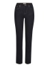 Pulz | PzEmma Un-Washed Dark Denim Straight Jean