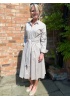 Tie front dress