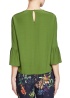Fluted Sleeve Blouse