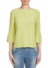 Fluted Sleeve Blouse