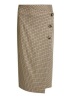 Tweed Button Skirt