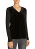 Velvet Front Top