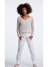 Crochet V-Neck Jumper