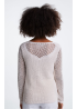 Crochet V-Neck Jumper