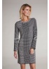 Houndstooth Pattern Dress