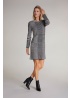 Houndstooth Pattern Dress