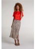 Oui | Leopard Print Skirt